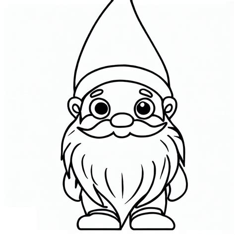 Gnome Coloring Pages at vankysonblog Blog