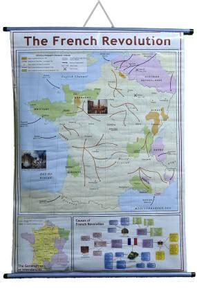ROLLUP CHART OF THE FRENCH REVOLUTION (PIPE MOUNTED) Photographic Paper ...