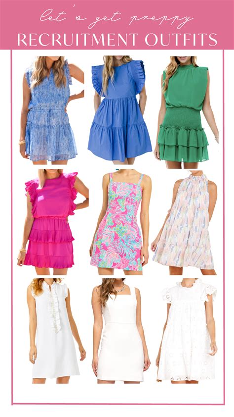 Sorority Recruitment Outfit Ideas | Let's Get Preppy