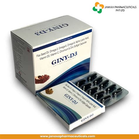 GINY D3 Soft Gel Capsules Janaxa Pharmaceuticals Pvt. Ltd.