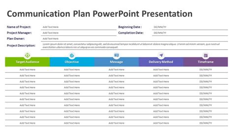 Communication Plan PowerPoint Presentation 的图像结果