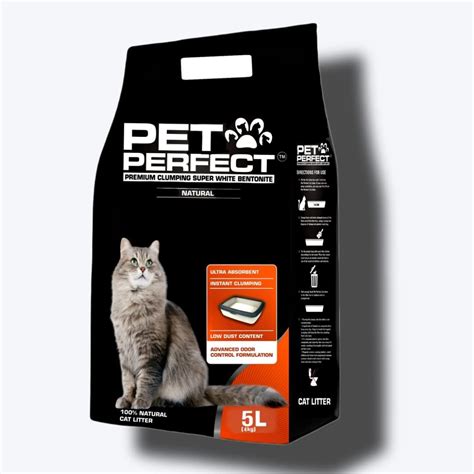 Buy Pet Perfect Premium White Bentonite Round Cat Litter 5L Online at ...