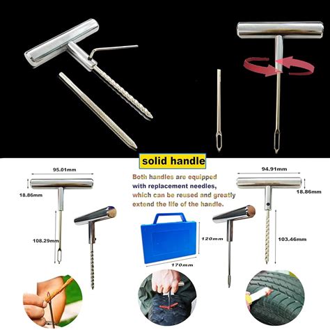 Puncture Repair Kit Motorcycle Tire Repair Kit - Mushroom Plug Puncture ...