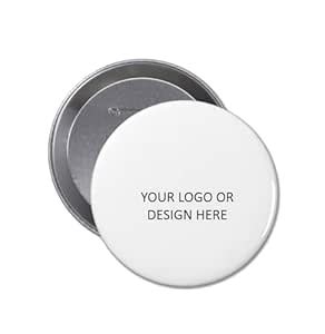 UAX® Customised Photo, Design Logo & Text Printed Pin Badges Batcher ...