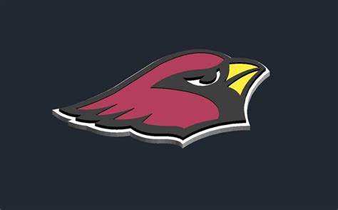 Free STL file Arizona Cardinals - Logo・3D printable design to download ...