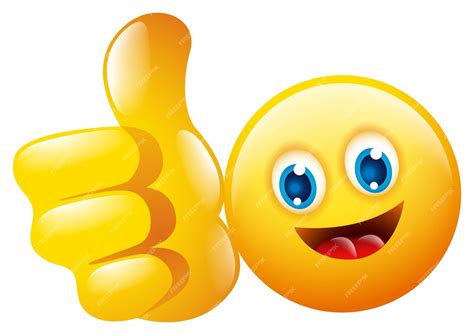 Thumbs Up Smiley Emoticon