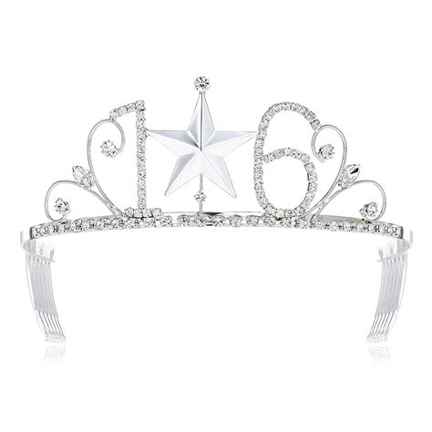 YZHSTONE Tiaras Crowns for Sweet Girls 16th Birthday Princess Tiaras ...