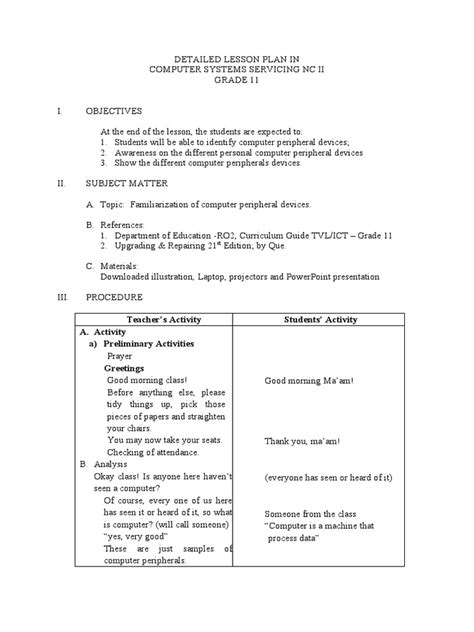 Image result for Lesson Plan for Computer Teachers