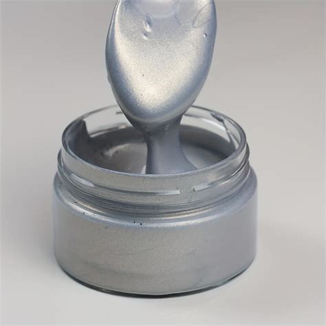 Amazon.com: DGAGA Metallic Acrylic Paint,Metallic Silver Paints,1.69 OZ/Jar,Chalk Paste Metallic ...