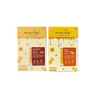 Honey Twigs Honey Ginger and Cinnamon Honey, 480g(240g + 240g - 60 ...