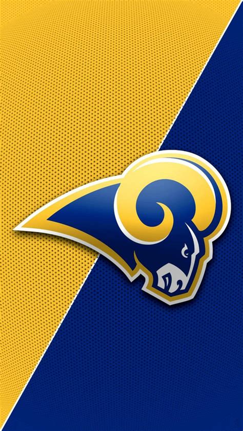 Download Los Angeles Rams Portrait Logo Wallpaper | Wallpapers.com