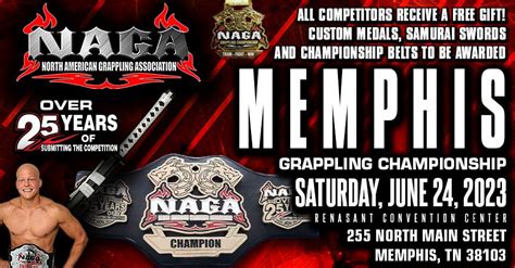 NAGA 2023 Memphis Grappling Championship, Renasant Convention Center ...