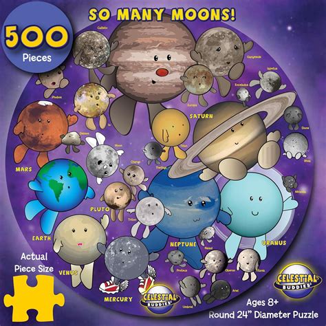 Celestial Buddies So Many Moons! Jigsaw Astronomy India | Ubuy
