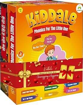 Kiddale 2-Pack Phonics & Hindi Varnmala(Swar, Vyanjan) Musical Sound ...