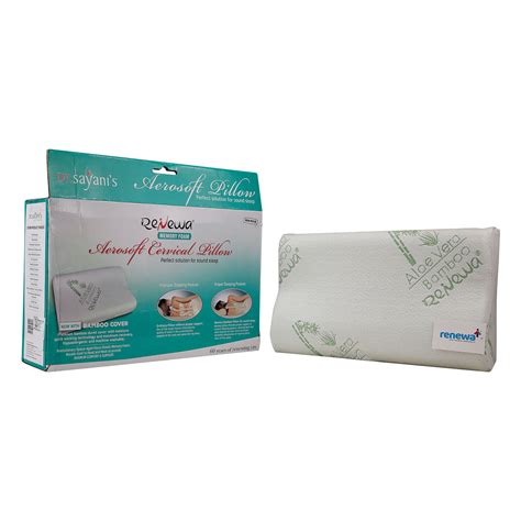 Buy Renewa Cervical Memory Foam Gel Pillow Universal, 1 Count | 19 ...