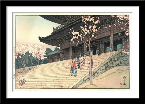 Tallenge - Chion-In Temple Gate - Yoshida Hiroshi - Japanese Ukiyo-e ...