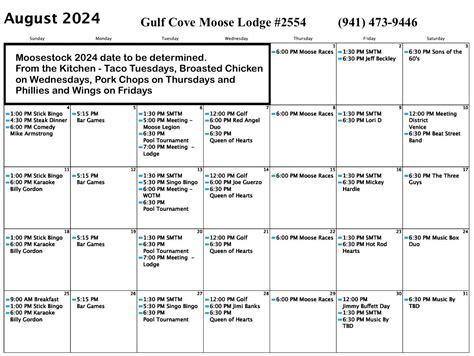 Gulf Cove Moose Lodge #2554 | Englewood FL