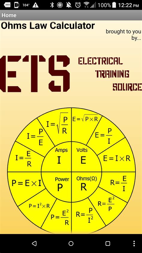 Android용 Ohms Law Calculator 최신 버전 2.0