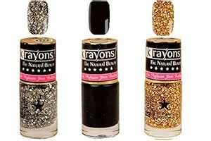 Buy Krayons Gel Base Glossy Effect Nail Polish Enamel Color Combo ...
