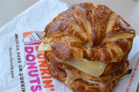 Dunkin' Donuts Debuts New Pretzel Croissant Breakfast Sandwich!