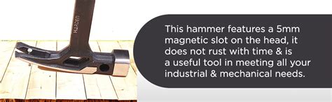 Harden One Piece Forged Straight Claw Hammer, HRC>48, Magentic Slot in ...