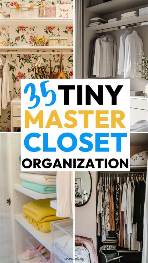 Small Closet Organization 的图像结果