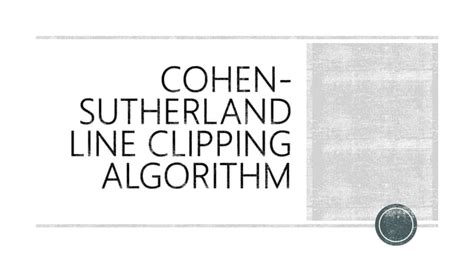 Cohen-Sutherland Line Clipping Algorithm Solved Examples 的图像结果