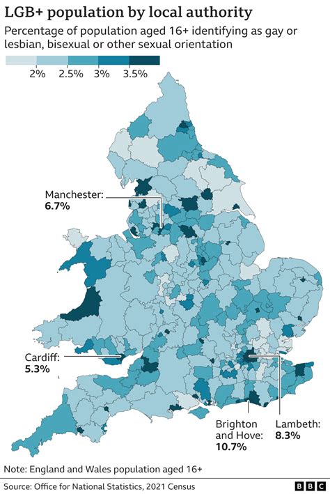 Census data reveals LGBT+ populations for first time - BBC News
