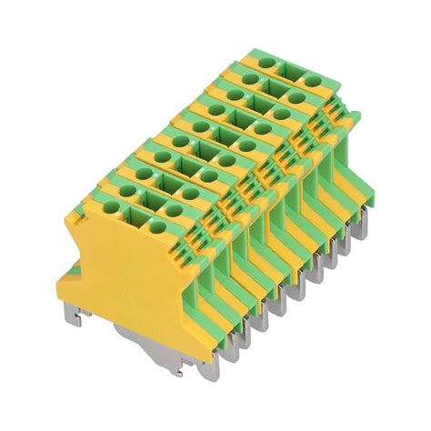 Buy 2 Channel Grounding Terminals, 50Pcs USLKG‑2.5 32A Side Wiring ...
