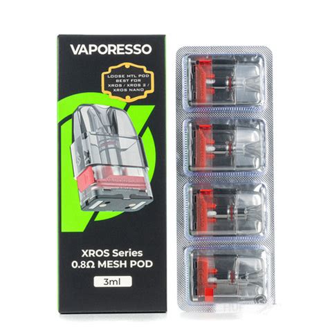 VAPORESSO XROS SERIES 0.6/ 0.8 MESH POD INDIA – vape india smoke