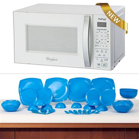 Whirlpool 20 L Convection Microwave Oven (Magicook 20C Knobs) + 40 Pcs ...