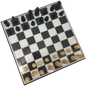 WHOLE MART Magnetic Chess Board With Folding Smooth Surface Black and ...