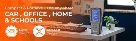 Oliair Portable Air Quality Detector for Home, Office & Car | CO₂, HCHO ...