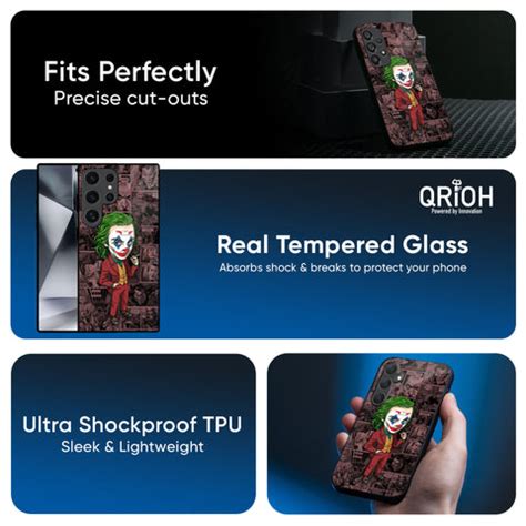 Joker Cartoon Samsung Galaxy S25 Ultra 5G Glass Back Cover - Flat 35% ...