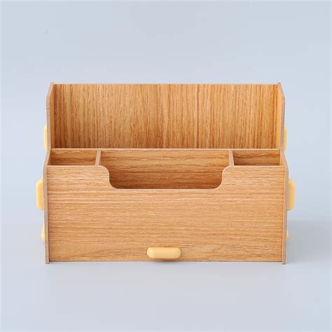 Buy UMAI 4 Compartment Pen Stand: Aesthetic MDF Organizer – GlobalBees Shop