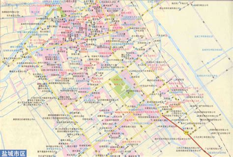 盐城市在地图上的位置,盐城市街道划分,盐城市区详细_大山谷图库