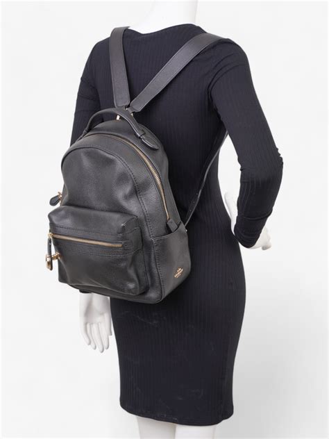 Campus Backpack Black Leather | Luxe Collective