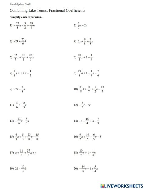 Combining Like Terms for Beginners 的图像结果