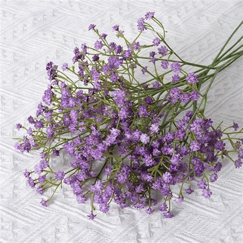 Buy SATYAM KRAFT 5 Pcs Babys Breath Flowers Artificial Gypsophila ...