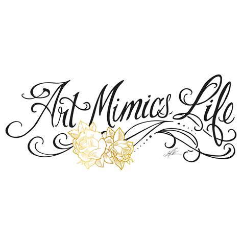 Fensterbild Art Mimics Life aus dem Tattoo-Studio LA Ink - exklusiv bei ...