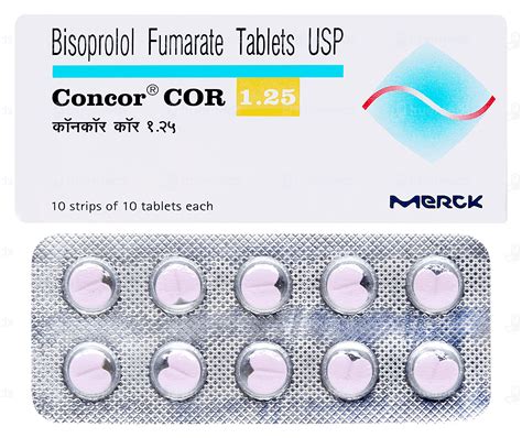 Concor Cor 1.25 MG | Order Concor Cor 1.25 MG Tablet Online at Truemeds