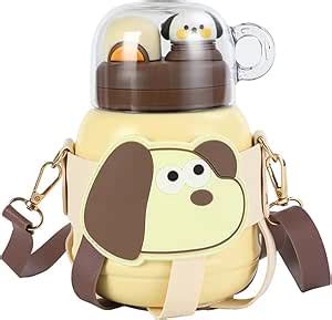 KIDMOMI Cute Panda Kawaii Stylish Fancy Leak-Proof Large Capacity Hot ...