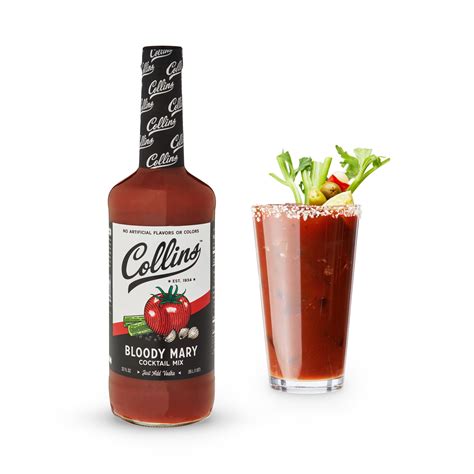 Collins Classic Bloody Mary Mix - Brunch Cocktail Recipe Ingredient, 32 ...