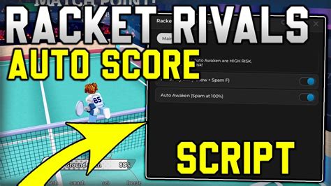Image result for Racket Rivals Script Keyless