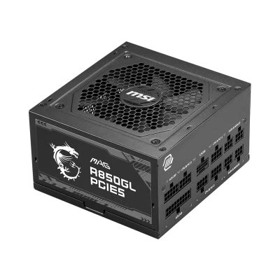 MSI MAG A850GL PCIE5 850W ATX 3.1 Power Supply - MSI-US Official Store