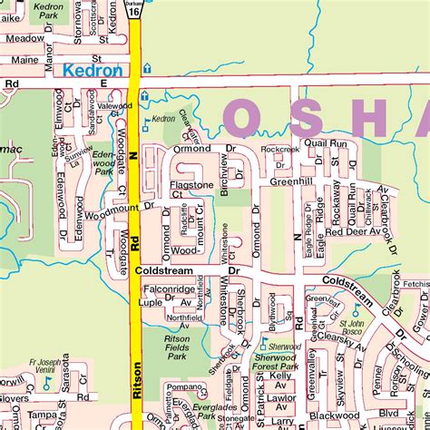 Oshawa, ON Map by Mapmobility Corp. | Avenza Maps