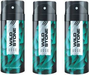 Wild Stone edge deodorant body spray for man (450ml pack of 3) Body ...