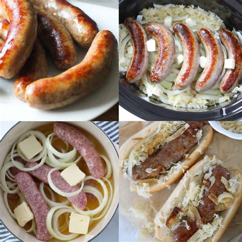 How to Cook Brats (6 Ways) - Whole Lotta Yum