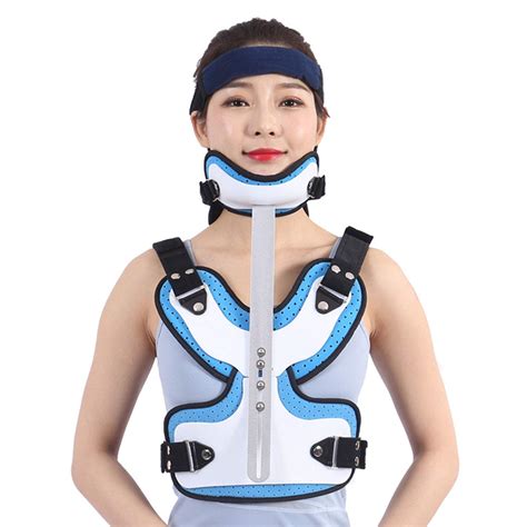 Tsusf Detachable Cervical Neck Traction Head Neck Chest Orthosis ...
