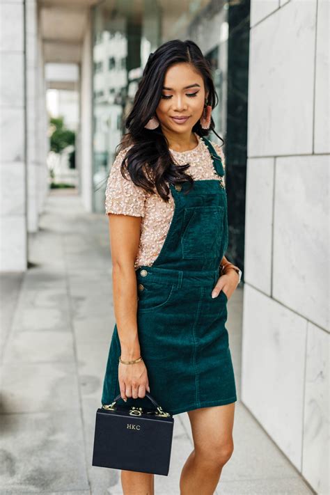 Corduroy Overall Dress
